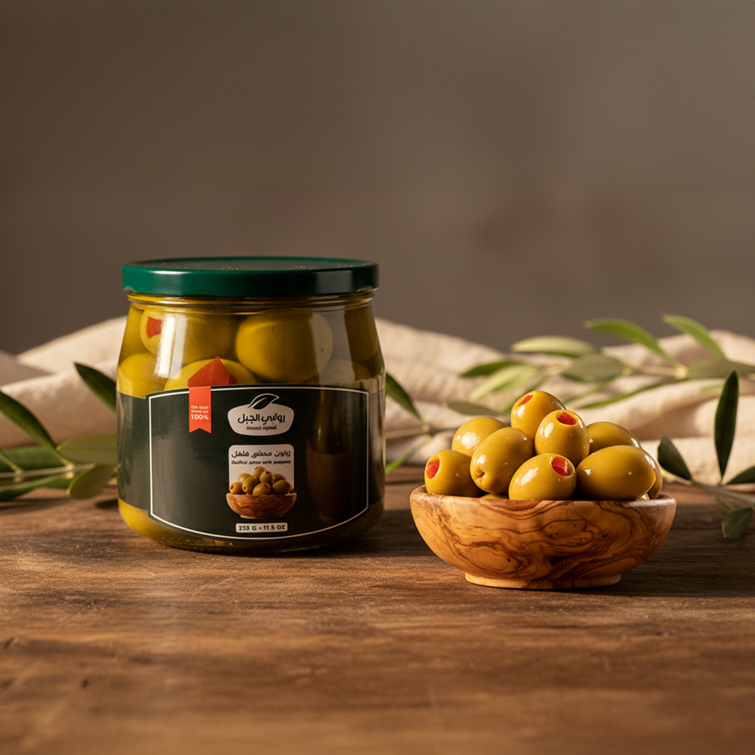 Stuffed olives and peppers