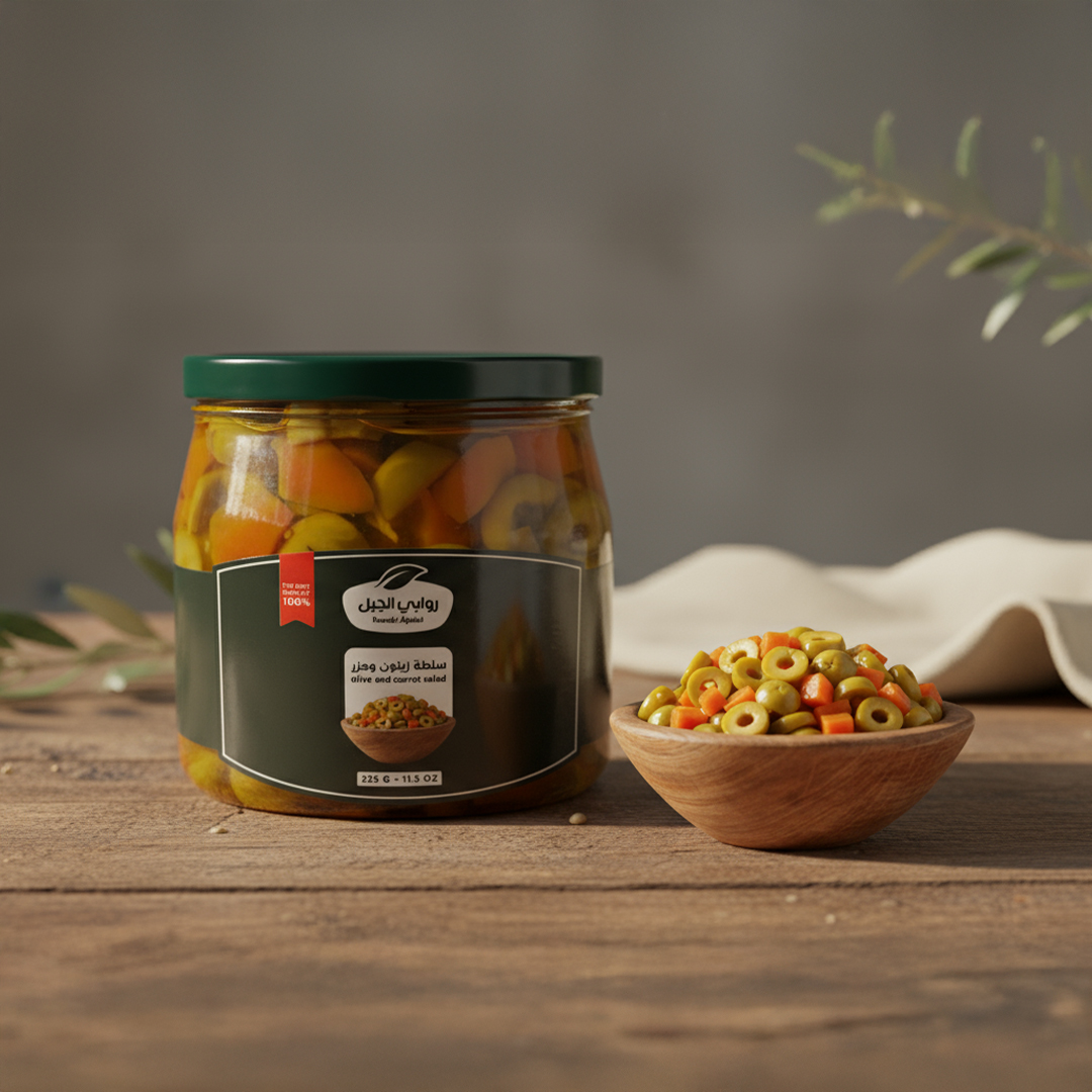 Olive and carrot salad